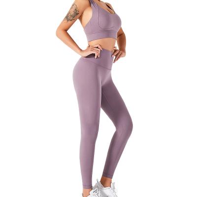 China Breathable High Waist Workout Compression Yoga Gym Leggings For Women With Custom Logo for sale