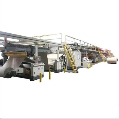 China Corrugated Cardboard Making Machine Corrugated Box Making Machine 3 Ply Cardboard Box Card Corrugated Box Machine Production Line for sale