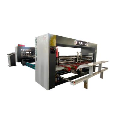 China Building Material Shops Automatic Corrugated Cardboard Folder Gluing Machine for sale