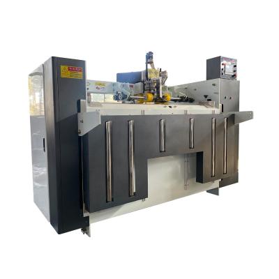 China Semi Automatic Food Machine Cardboard Box Stapler Machine Carton Box Stapler Stitching Machine for sale