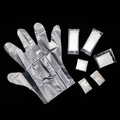 China Factory Price Waterproof Disposable PE Gloves For Hair Products Package Individual Hair Salon Dyeing Glove for sale