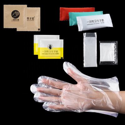 China Disposable Waterproof Food Grade PE Gloves Factory Price Disposable Tableware and Tableware for sale