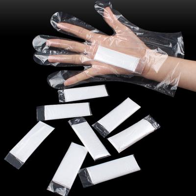 China Food Grade Waterproof Kitchen Disposable PE Plastic Individually Wrapped Gloves For Food Contact for sale