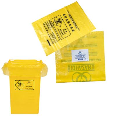 China Disposable Manufacturer Anti-Infectious Biohazard Disposable Waste Bag Hospital Professional Meducal Waste Bag for sale