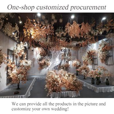 China 2020 Light Factory Manufacture Orange Color One Store Supply Wedding Hotel Decoration for sale