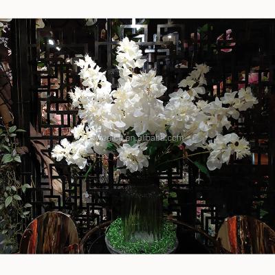 China 2020 Factory Price Artificial Flowers Material Light White Color Fabric For Home Decoration for sale