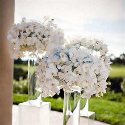 China Natural Touch China Customized Decorative Arrangements Artificial Flower Balls For Wedding Table Centerpiece for sale