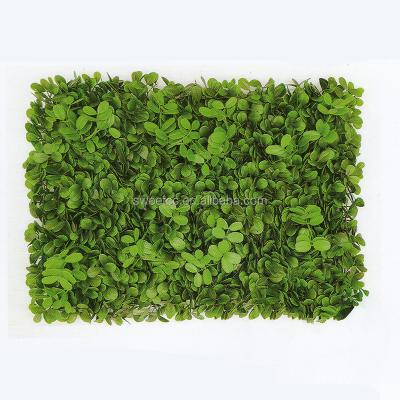 China Wholesale Eco-friendly Artificial Hedge Mat Grass Mat Boxwood Greenery Boxwood Plant Decoration Wall for sale