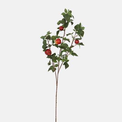 China Factory Price Natural Cheap Artificial Fruit Ornaments Touch Apple Fruit Branch for sale