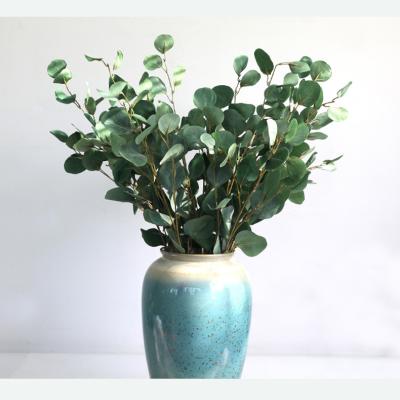 China High Quality Decoration Home Decoration Wedding Party Stemming Artificial Eucalyptus Leaves for sale