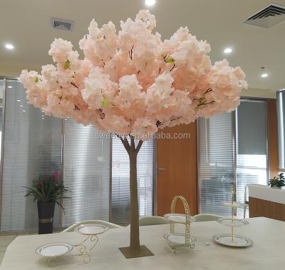 China 1.4m factory price eco-friendly artificial white cherry blossom tree centerpiece wedding table tree for sale for sale