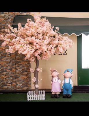 China Eco-friendly Cherry Blossom Tree Factory Price Height 1.2 -3 Meter Indoor Artificial Flower Tree For Sale for sale