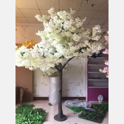 China 10ft Cherry Blossoms 3meter Artificial White Cherry Blossom Tree Eco-friendly Indoor Wedding Tree For Sale for sale