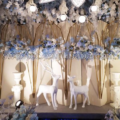 China Ornament 2020 New Design Factory Wholesale Backdrop Support For Wedding Stage Decoration for sale