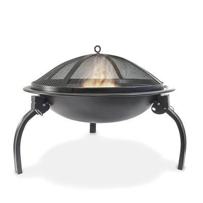 China Stored Portable Wood Burning Outdoor Steel Round Fire Pit Bowl for sale