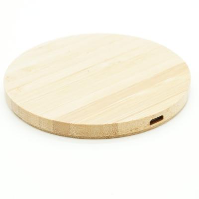 China Mobile Phone Fast bamboo wireless charger for sale