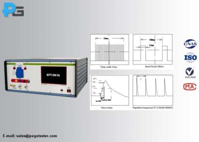 China 0~5KV EMC Test Equipment , Electrical Fast Transient Test Burst Generator 1~255 Impulse Adjustable for sale