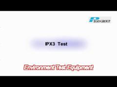 iec60598 sus304 ipx3 ipx4 spray nozzle tester 150l for led luminaires