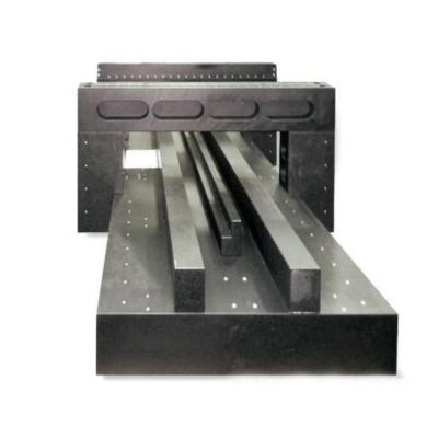 China Custom Black Granite Base For Advanced Laser Machine for sale