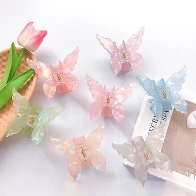 China Popular Phantom Mermaid Hair Claw Hairpins Hair Accessories Clip Butterfly Girl Hair Clips Hair Clips For Women for sale