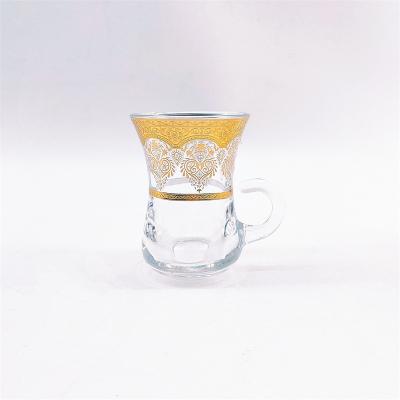 China Glass Arabic Tea Cup - Name - with Top Diameter 58mm for sale