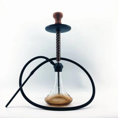 China Hookah van premium aluminium Zilveren rookbuis Hookah Shisha Set Luxe Te koop