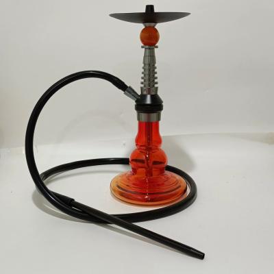 China Hookah Handmade Shisha Red Shisha Bottle Smoke Glass Shisha For Smoking Sheesha With Optional Colors Stems for sale