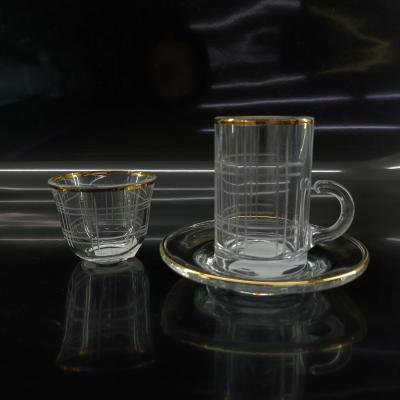 China Arabic Tea Cup Tea Sets 18PCS Sets For Traditional Tea Ceremonies for sale