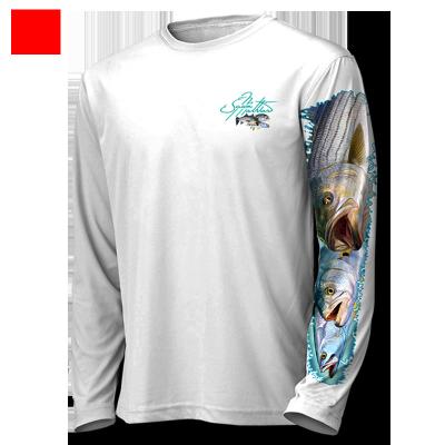 China Popular Anti-Shrink Shirts With Vented Side Panels Custom Sublimated Tournament Fishing Shirts Upf 50 Fishing Wear for sale