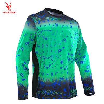 China Antibacterial Fishing Type Sportswear Wear and UV Protection Men's Long Sleeve Fishing Shirt for Men for sale