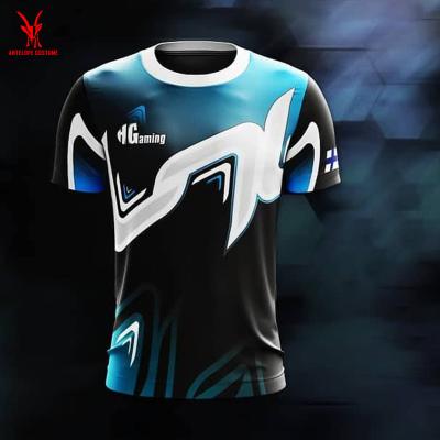 China Anti Shrinkage All Over Printed E-sports T-shirt, Sublimation Printing Game Team Jersey for sale