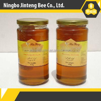 China Middle East 453g Jar Comb Honey Honey for sale