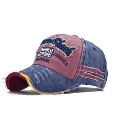 China Designer Wholesale Custom Wholesale Imitation Old Brim Fashion Embroidered Baseball Hats COMMON Warm Ruched Adjustable Applique for sale