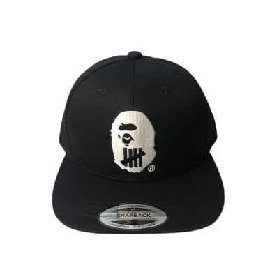 China 2022 New JOINT Men Women Customize Flat Logo Hip Hop Monkey Man Head Long Snapback Hats for sale