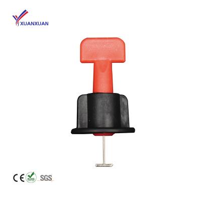 China 1.5mm Reusable T-lock Tile Leveler and Spacer with 1.5mm Thickness Needles for Tile Flooring for sale