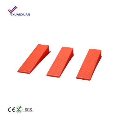 China Modern tiling tools leveling system and plastic wedge for ceramic spacing application for sale