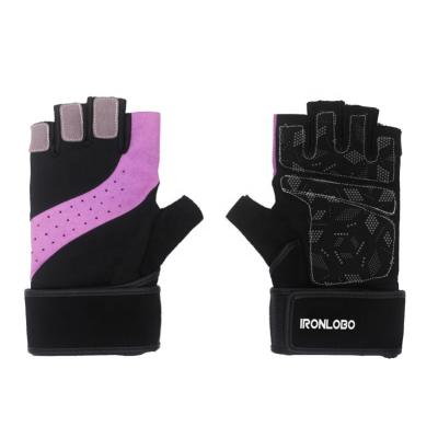 China Custom Logo Women's Gym Workout Workout Adjustable Gym Gloves Sale for sale