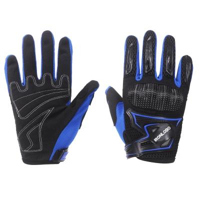 China Factory Wholesale Custom Touch Screen Finger Mesh Bike Racing Cycling Motorcycle Riding Gloves Wrist Band 30cm/anti-slip for sale