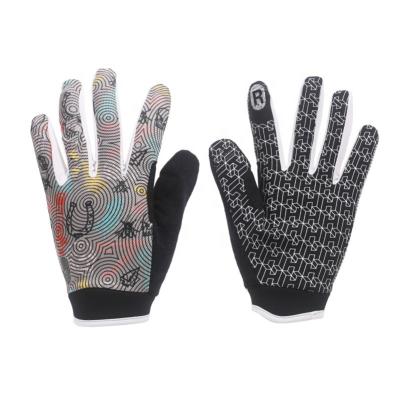 China Cycling/Racing/Recycling Mens Womens Stretch Finger MTB Gloves Riding Mountain/Professional Road Bike Motocross Dirt Full for sale