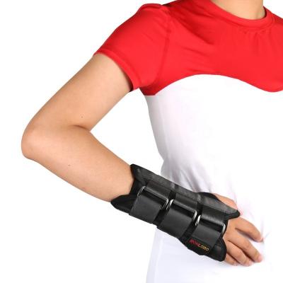 China Thermoplastic Adjustable 3 Straps 3 Straps Adjustable Straight Wrist Splint Sprains Wrist Support for sale