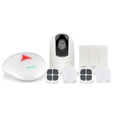 China 2021 newcomer Wifi smart home for salewith smart switch smart curtain and alarm system IP camera all controlled in one APP for sale