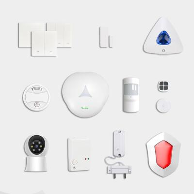 China Newest Smart Wireless WiFi GSM Alarm System For Guard Home Security Security Smart Home Alarm System GS-S6 Te koop