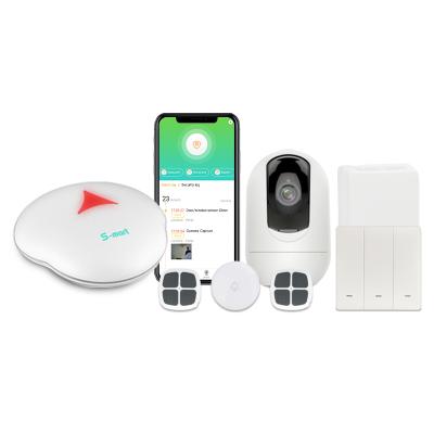 中国 Gold wifi smart home zigbee home security system camera security system S6 wireless smart home devices 販売のため