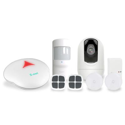 China Wireless Smart Home Security Camera 433mhz+868mhz System New Smart Home Security System 2.4G WIFI Protocol Devices en venta