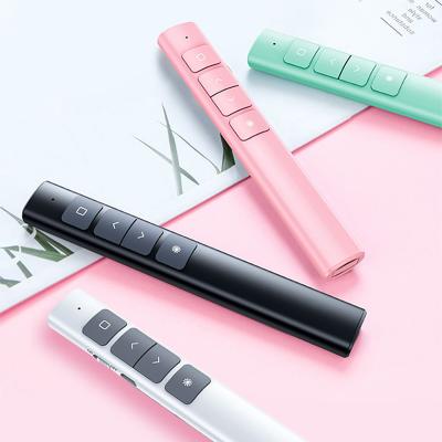 Cina 2022 New Best Selling Wireless Presenter Laser Pointer Pen PPT Flip Pen 134*20*14.2 mm in vendita