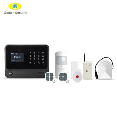 China 10 Years Factory Wired Alarm System G90B PLUS Wireless Home Security With ROHS Certificate And 8 Wired Zones GS-G90B for sale