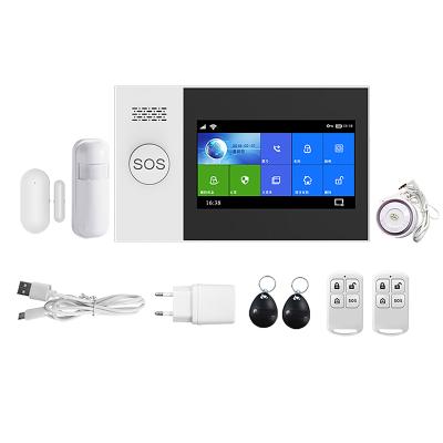 China Hot high quality WIFI APP tuya panel alarm security Wifi GM/M alarm system 2021 sale GSM remote alarm system à venda