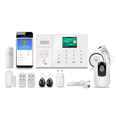 China China Factory Direct Selling Smart Life Tuya APP Control WiFi GSM Home Security Alarm System GS-105 Shenzhen en venta