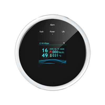 중국 GS-GAS01 Natural gas LPG gas alarm tuya app life smart wifi gas leak detector 판매용