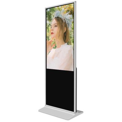 China LD-6505 RK3288 65Inch Indoor Interactive Indoor Touch Screen LCD Advertising Display Ultrathin Digital Signage Totem Touch Screen Kiosk for sale